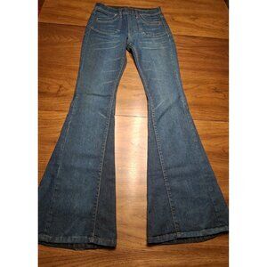 Standards & Practices Womens Size 7 Bell Bottoms Pockets Denim Hippie Boho